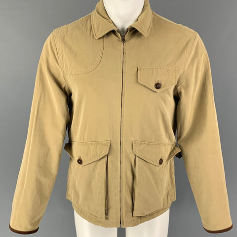 POLO by RALPH LAUREN Size S Olive Brown Plaid Reversible Jacket
