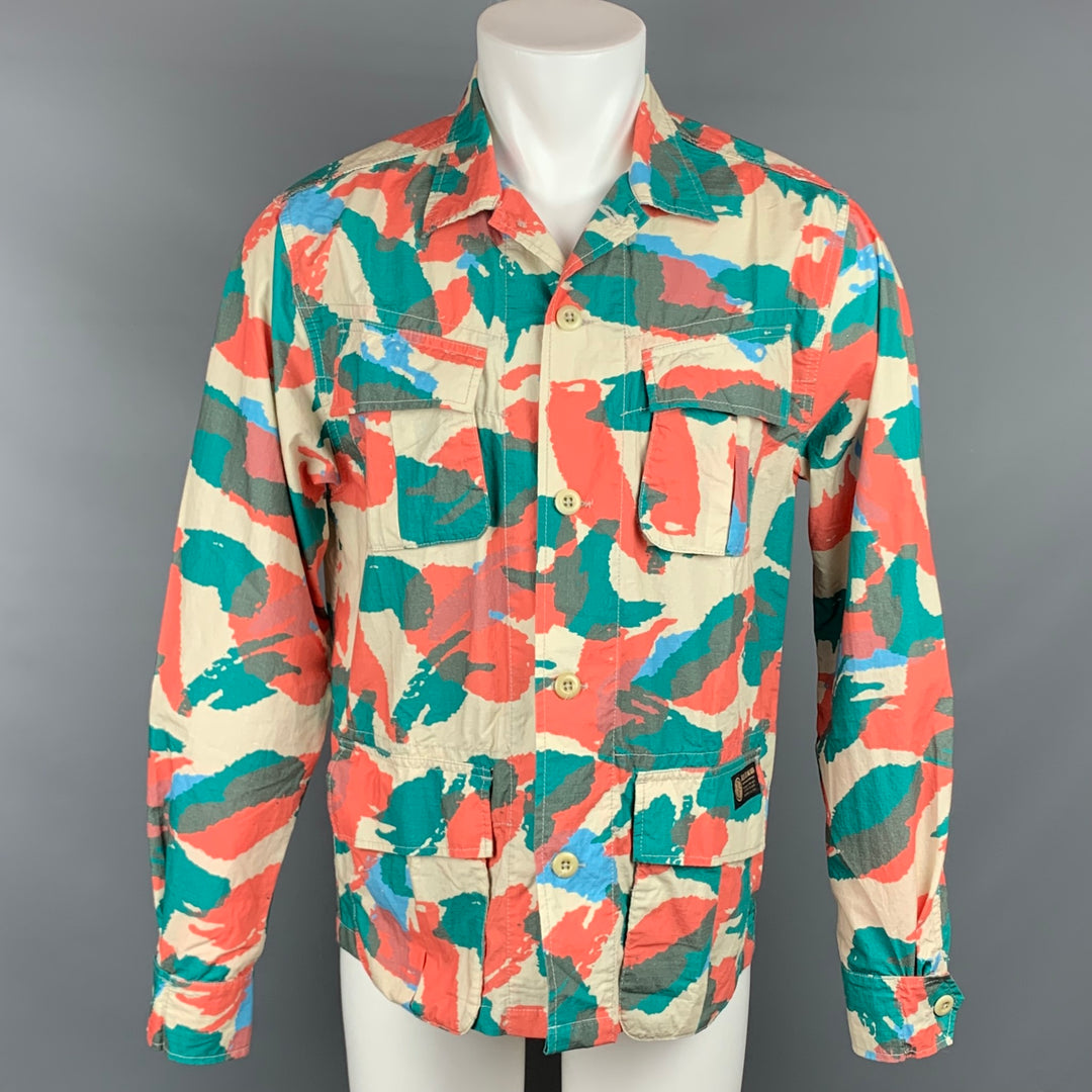 DEUS EX MACHINA Size M Multi-Color Camouflage Cotton Jacket