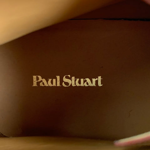 PAUL STUART Size 10.5 Tan Brown Leather Wingtip Boots