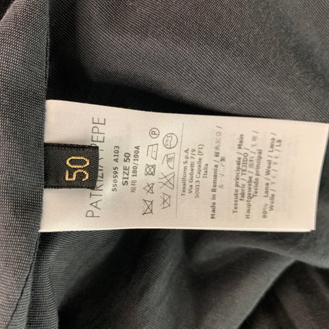 PATRIZIA PEPE Size M Purple Wool Asymmetrical Jacket