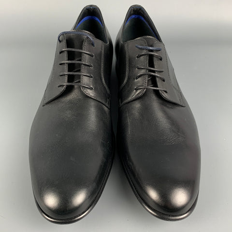 PS by PAUL SMITH Taille 9 Chaussures habillées à lacets en cuir noir