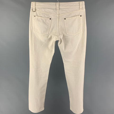 BURBERRY LONDON Size 34 Stone Cotton Jeans