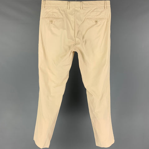 BRUNELLO CUCINELLI Size 34 Cream Cotton Casual Pants