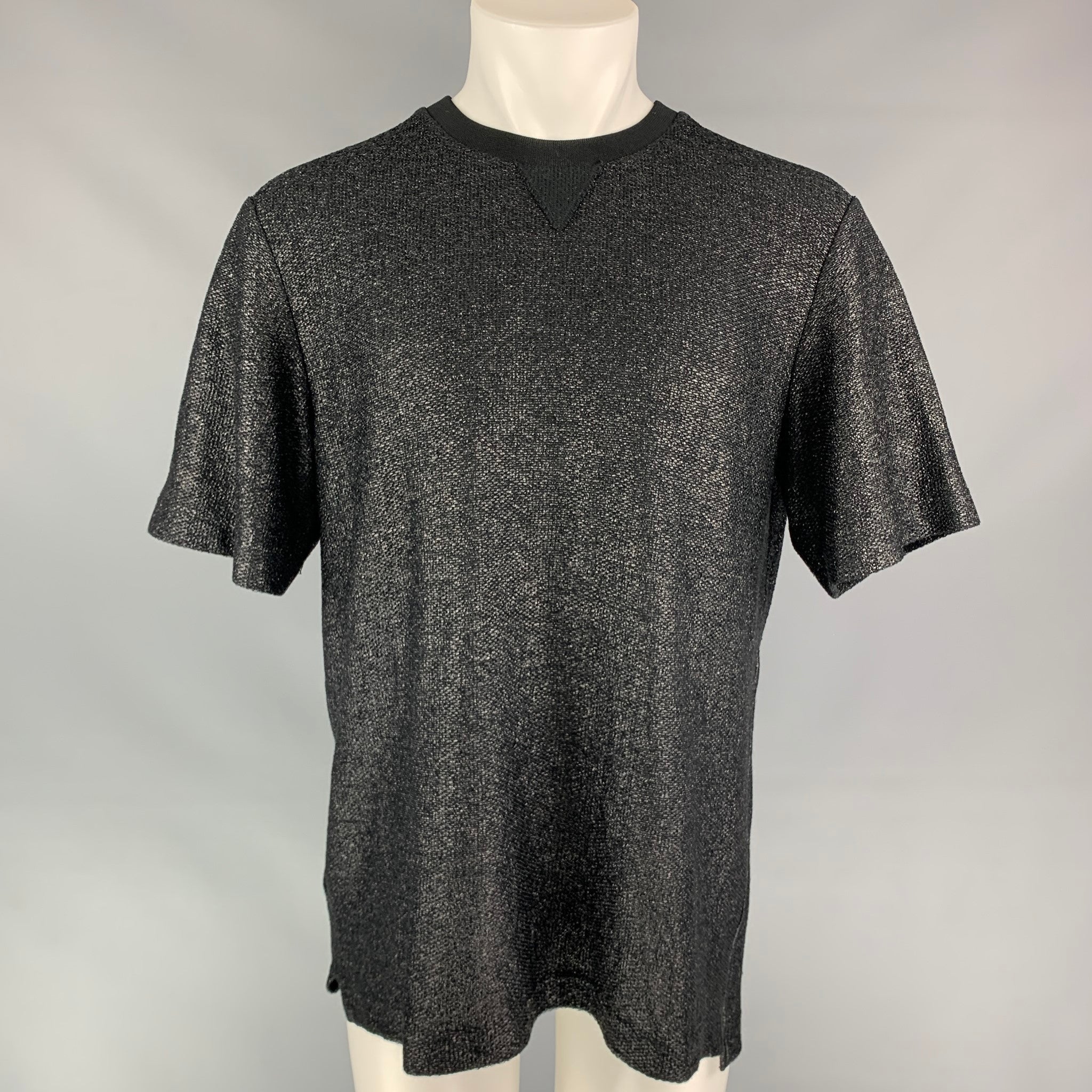 【送料&関税込】Alexander Wang T-shirt In Black Polyamide Alexander Wang T-Shirt - XL