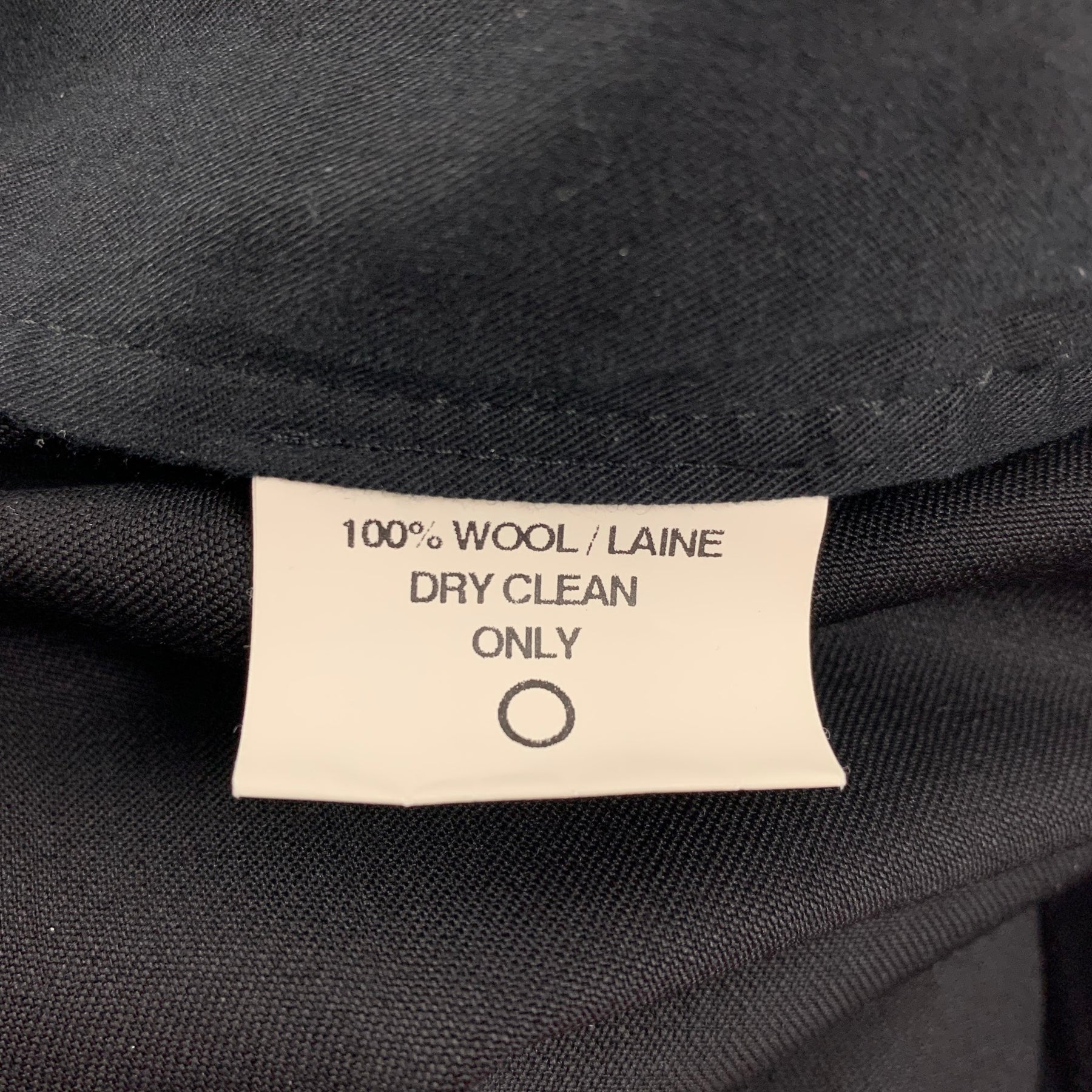 Pantalon Large Femme Band Of Outsiders - Laine Vierge 100% - Taille 1 - Noir - Occasion Excellent état