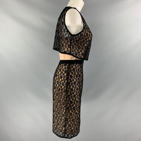 MARC by MARC JACOBS Size S Black Lace Polyester Dress