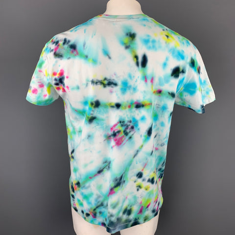 LEVI'S MADE & CRAFTED Size L Multi-Color Tie Dye Cotton Crew-Neck T-shirt