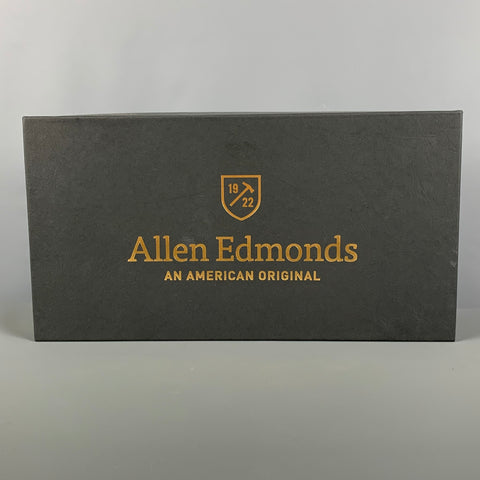 ALLEN EDMONDS Taille 10 Chaussures à lacets en cuir noir à double sangle