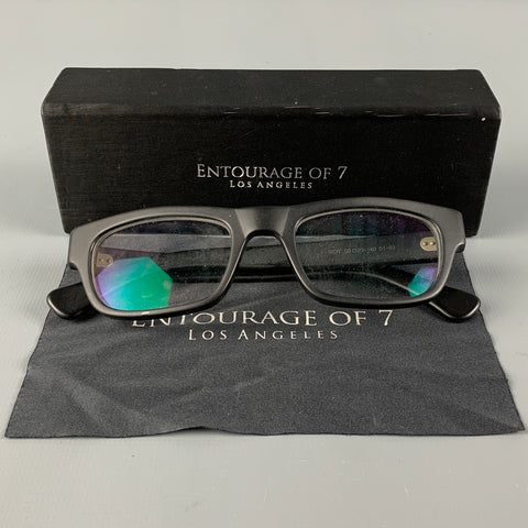 ENTOURAGE OF 7 Black Clear Acetate Eyewear
