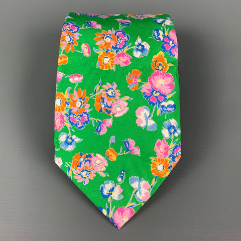 POLO by RALPH LAUREN Multi-Color Floral Silk Tie