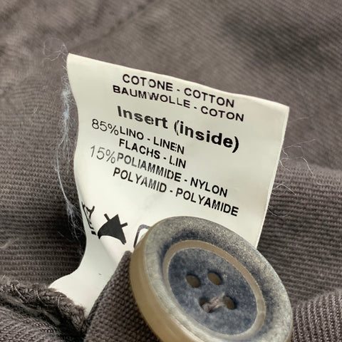 TRANSIT UOMO Size M Olive Linen Blend Sport Coat