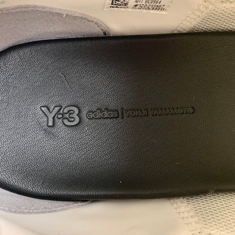 Y-3 par YOHJI YAMAMOTO Taille 12 Baskets basses en tissus mélangés noir et blanc