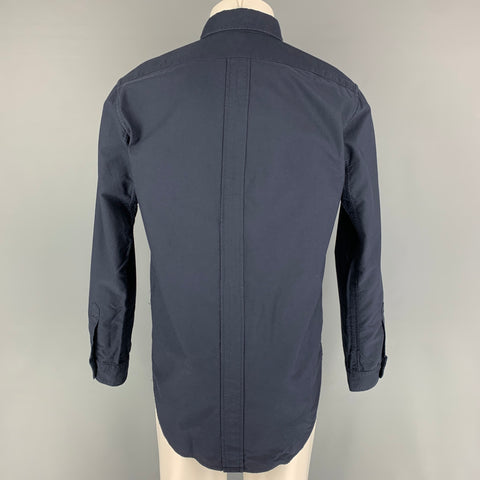 ENGINEERED GARMENTS Size M Navy Cotton Button Down Long Sleeve Shirt