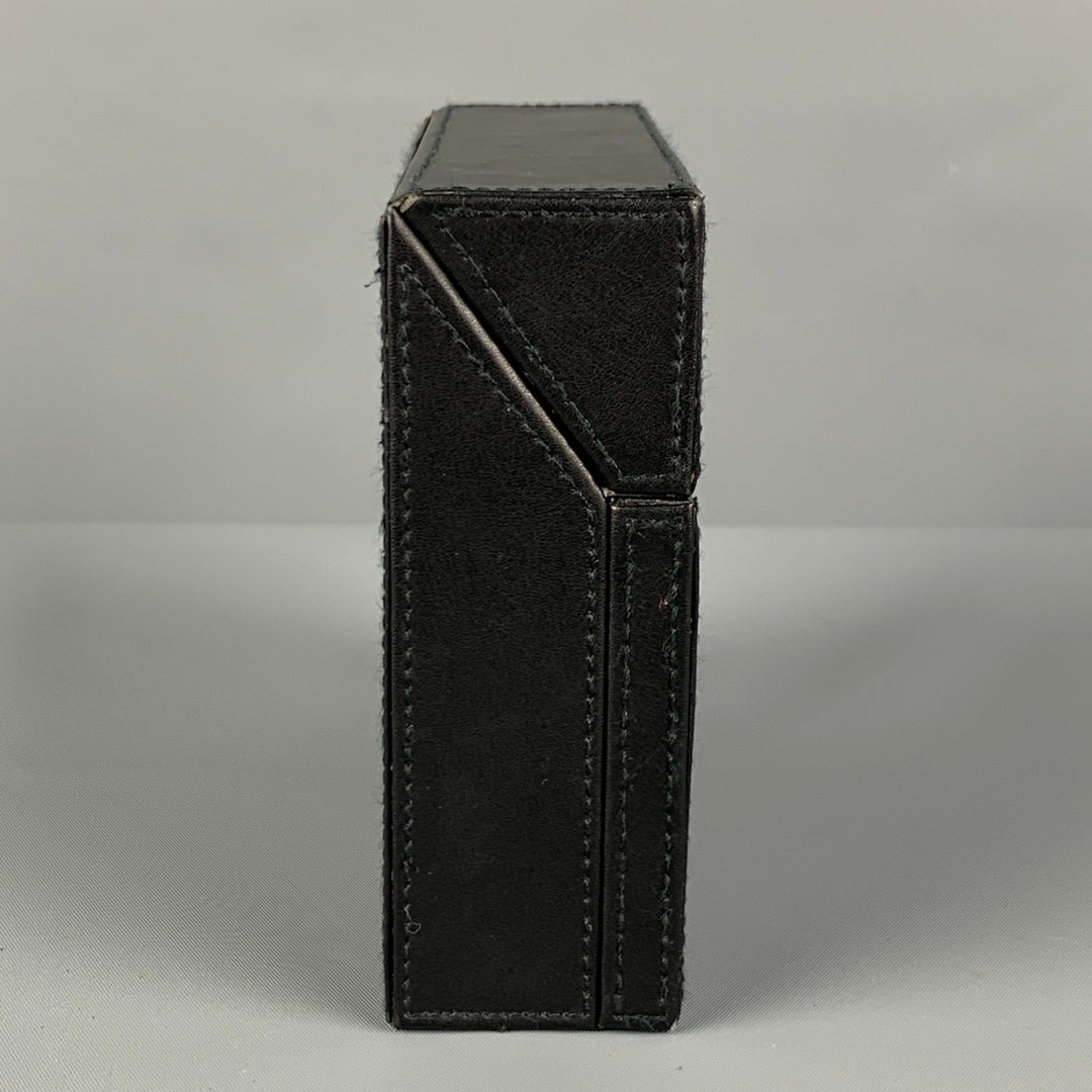 CALVIN KLEIN Size One Size Black Leather Mini Jewelry Watch Box