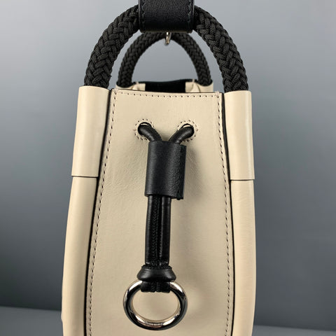 PROENZA SCHOULER Beige Black Leather Handbag