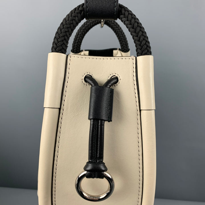 PROENZA SCHOULER Beige Black Leather Handbag