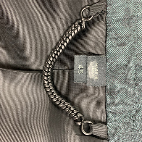 BURBERRY PRORSUM Size 36 Regular Green Mohair / Wool Sport Coat