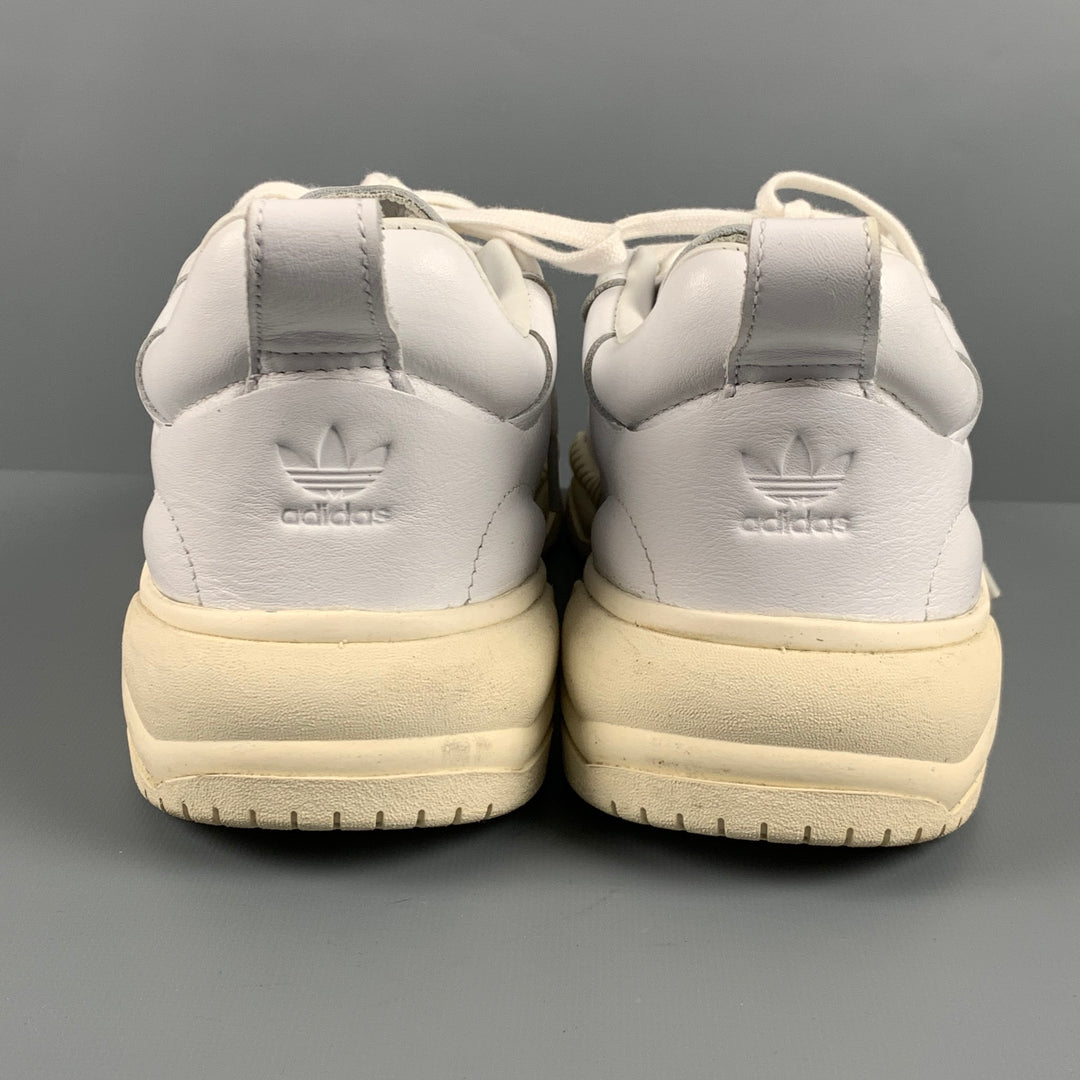 ADIDAS Size 10 White Leather Chunky Heel Sneakers – Sui Generis Designer  Consignment