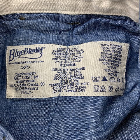BLUE BLANKET Size 31 Khaki Cotton Zip Fly Casual Pants
