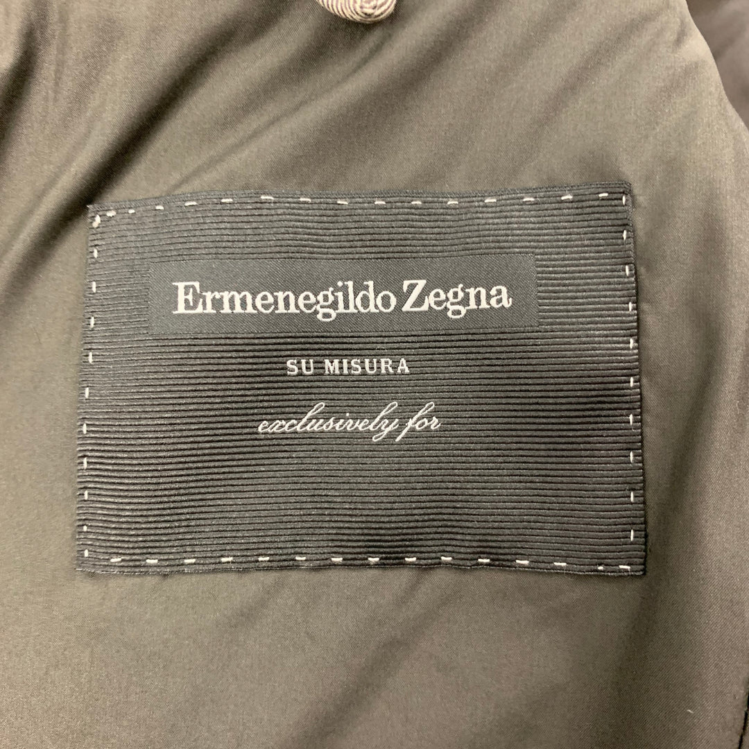 ERMENEGILDO ZEGNA Size 40 Khaki Brown Mixed Fabrics Sport Coat