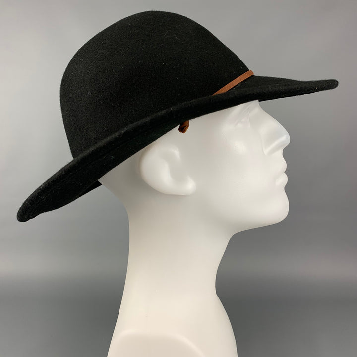 BRIXTON Size M Black Wool Hat