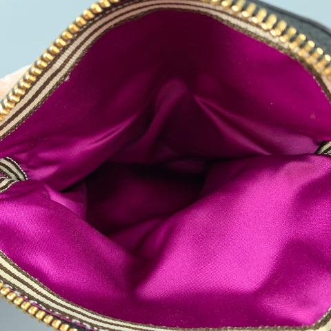 HENRI BENDEL Bolso de mano de cuero negro