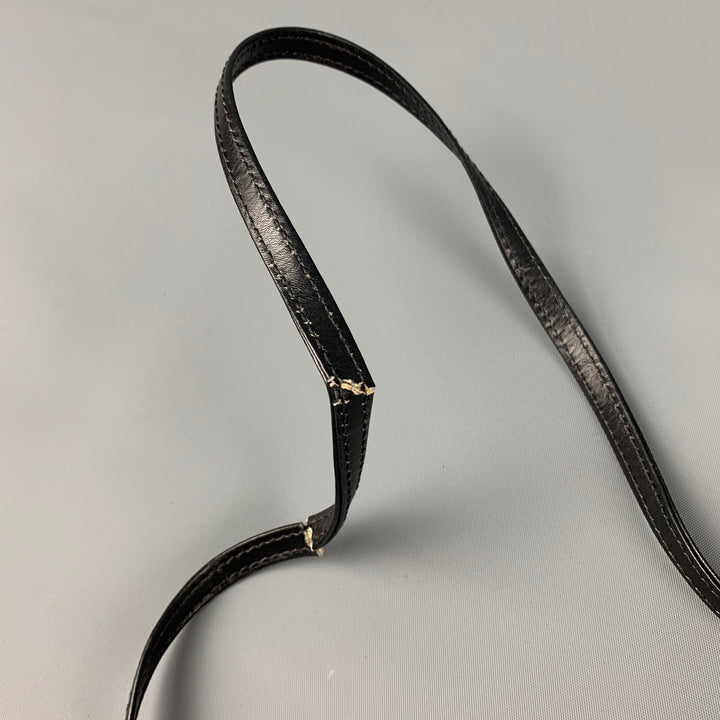 Bolso cruzado de cuero negro GUCCI