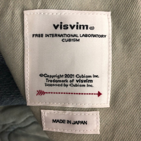 VISVIM Size S Light Blue Denim Distressed Jeans