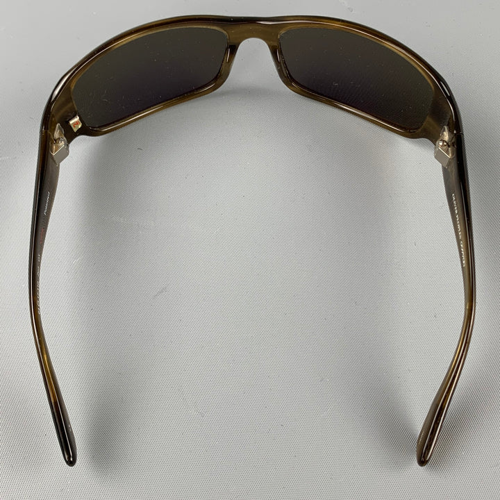 OLIVER PEOPLES Gafas de sol polarizadas de acetato marrón