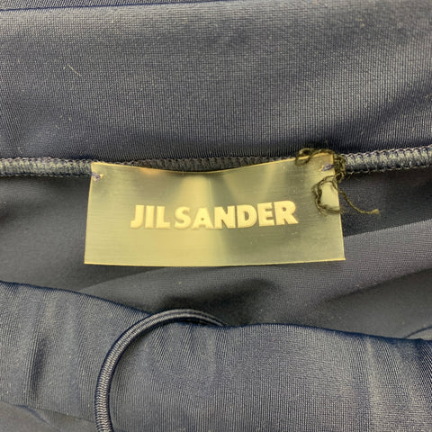 JIL SANDER Size M Navy Polyamide Drawstring Swim Trunks