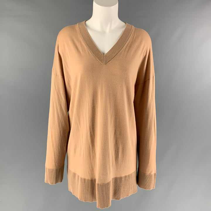 THE ROW Jersey extragrande de lana color camel Talla XS