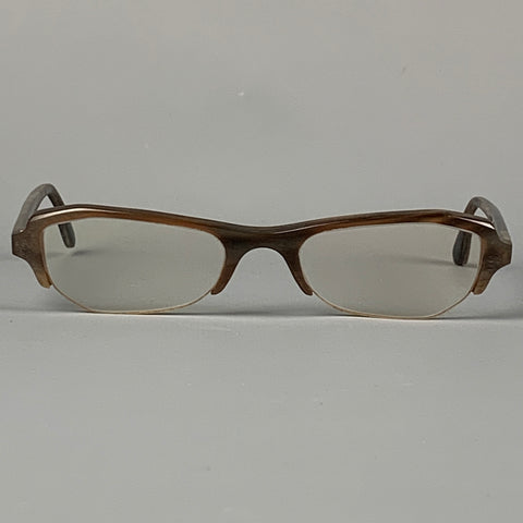FRANZ RUZICKA Dark Brown Horn Prescription Eyewear