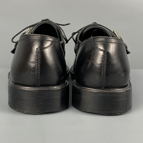TO BOOT NY Size 9.5 Black Leather Monk Strap Lace Up Shoes