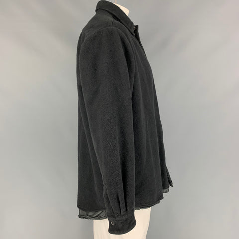 MARTIN MARGIELA Taille Unique Veste à Boutons-pression en Coton Noir