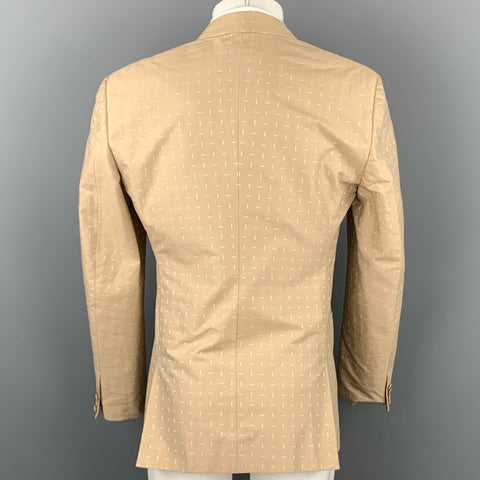 CALVIN KLEIN COLLECTION Taille 38 Manteau de sport en coton imprimé kaki
