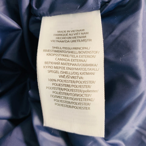 RALPH LAUREN Size XL Navy Blue Camo Polyester Zip Up Jacket