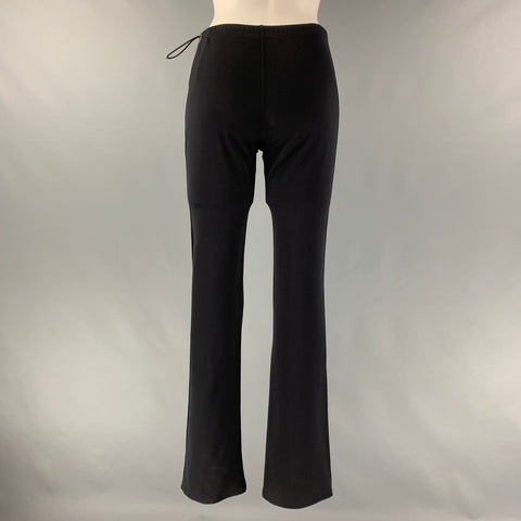 PRADA Size S Black Solid Drawstring Leggings