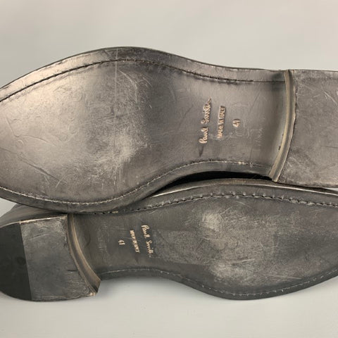 PAUL SMITH Bottines en cuir noir taille 8