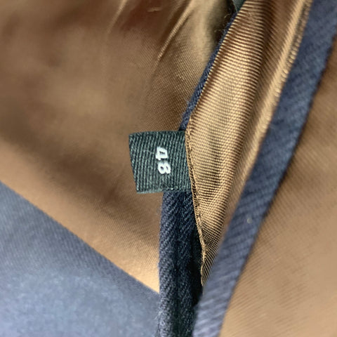 THE KOOPLES Size 38 Navy Wool Notch Lapel Sport Coat