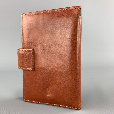 CONTE MAX Tan Leather Phone Contacts Book