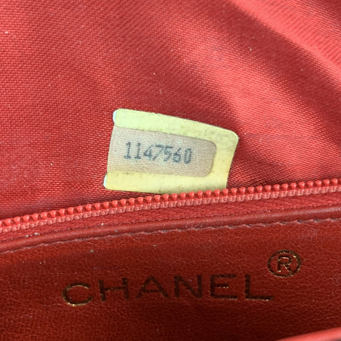 Vintage CHANEL Black Quilted Nylon Leather Trim Cross Body Handbag