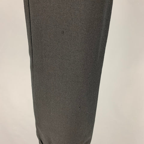 GIVENCHY Size 28 Black Grey Polyester Wool Sweatpants