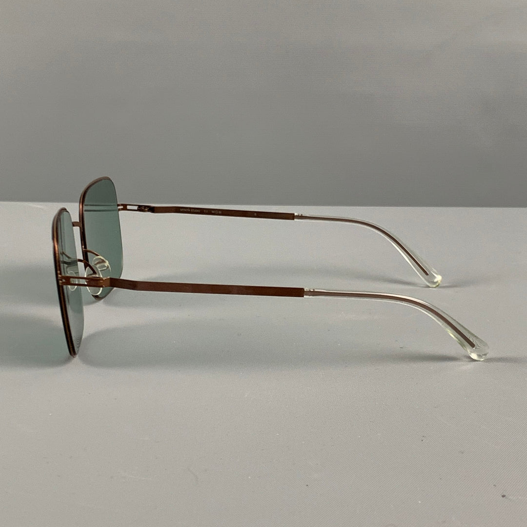 MYKITA STUDIOS Brass Solid Metal Sunglasses & Eyewear