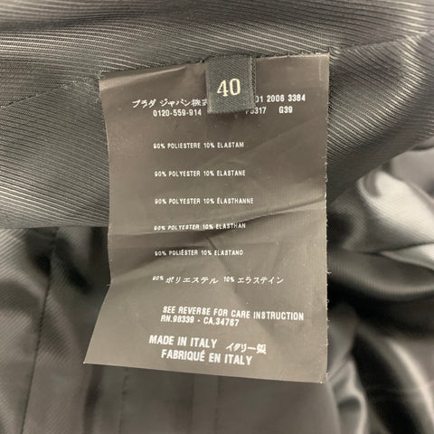 PRADA Size 4 Black Polyester Jacket