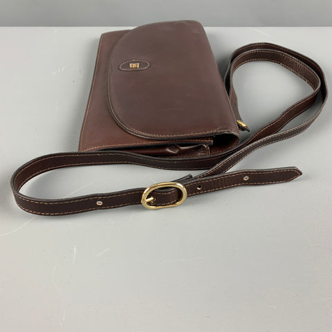 BALLY Brown Solid Shoulder Bag Handbag