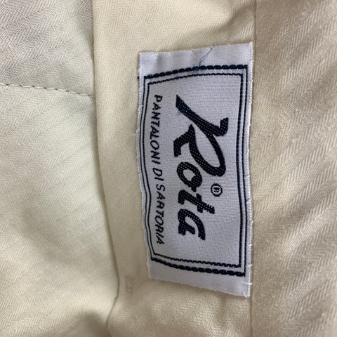 ROTA Size 36 Brown Corduroy Cotton Button Fly Dress Pants