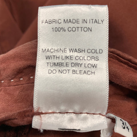 UNIS Size 34 Brown Cotton Chino Casual Pants