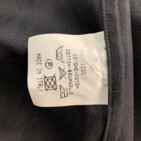 OVADIA & SONS Size XL Black Solid Cotton Button Down Long Sleeve Shirt