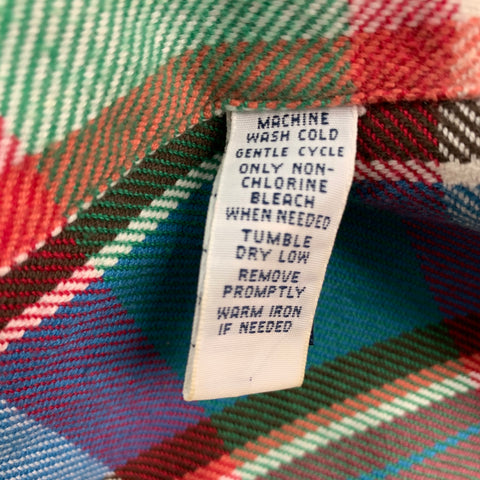 POLO by RALPH LAUREN Size XL Multi-Color Plaid Cotton Flannel Long Sleeve Shirt