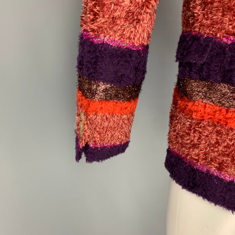 WALTER VAN BEIRENDONCK AW 16 Size 38 Multi-Color Textured Sport Coat